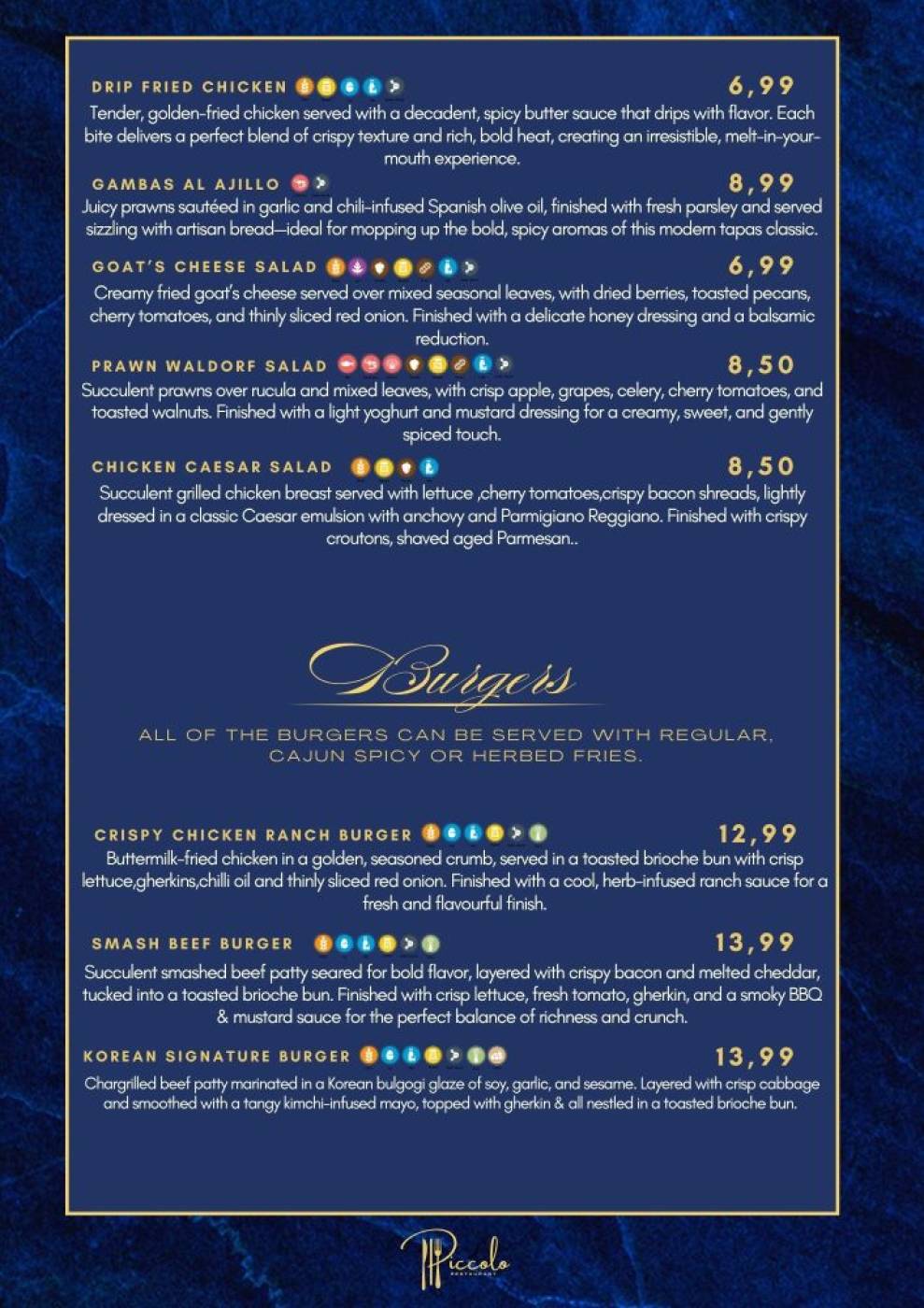 Piccolo's Restaurant in Camposol