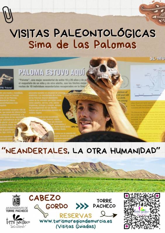 June 16 Guided tour at the site of Neanderthal remains on Cabezo Gordo in Torre Pacheco