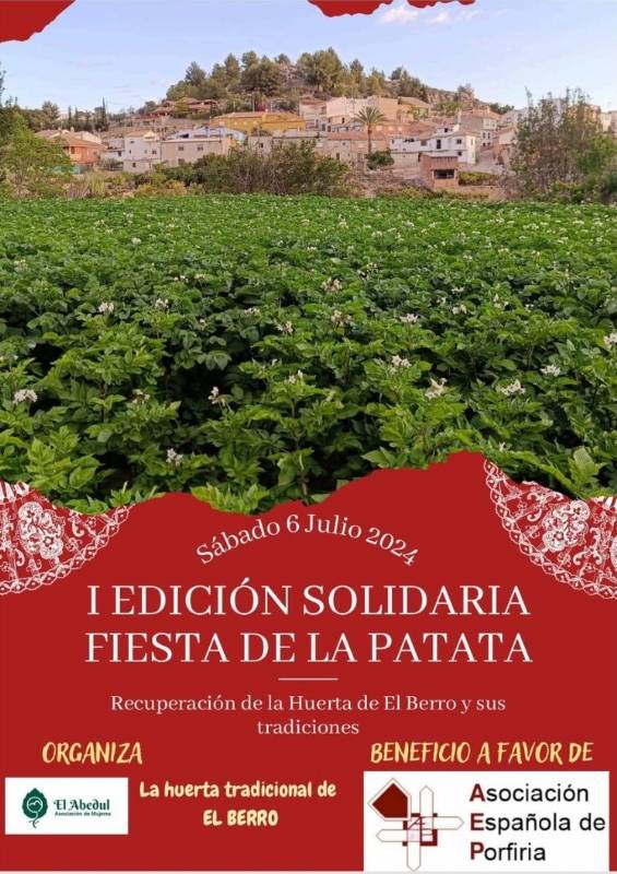 July 7 Potato festival in the Sierra Espuña village of El Berro