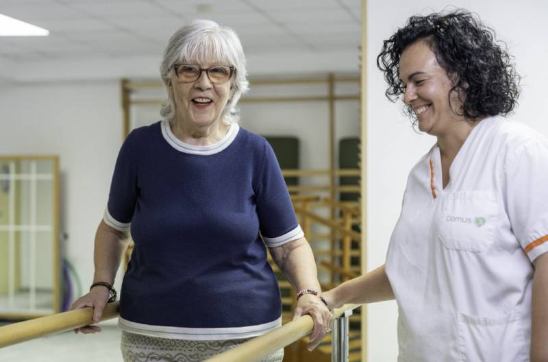 Physiotherapy, a vital part of care at the DomusVi Ciudad de Murcia temporary and long-term residence